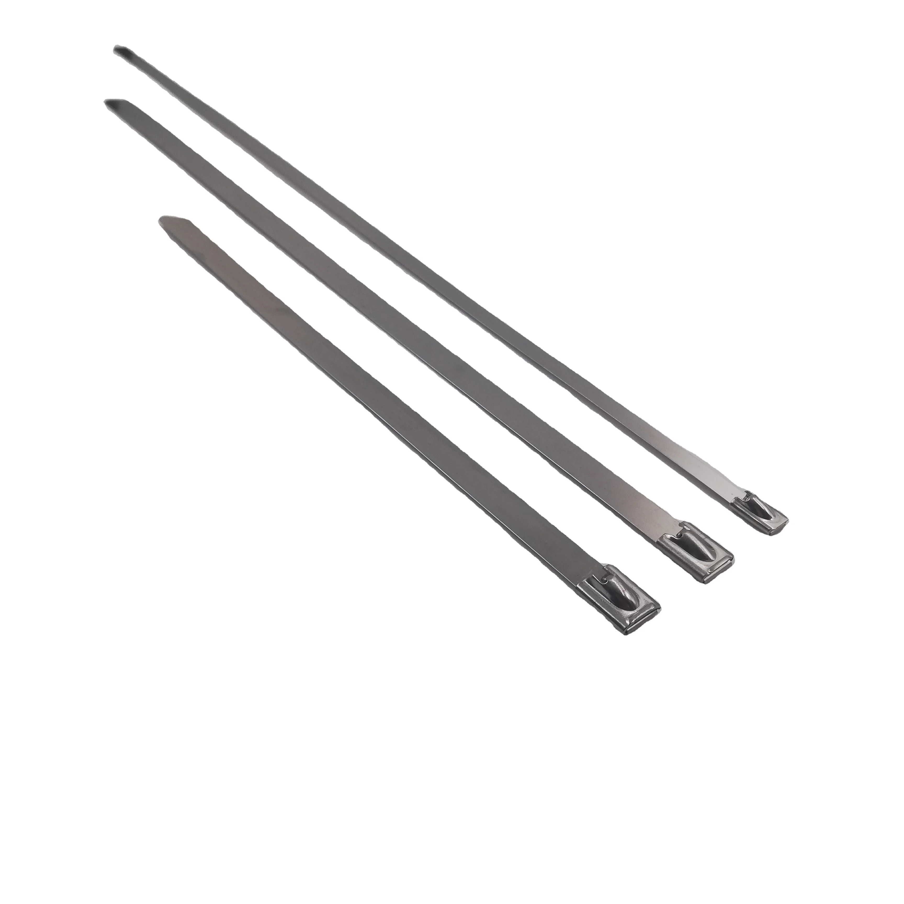 304 Stainless Steel Self-lock Cable Tie Adjustable Stainless Steel Cable Tie Steel Zip Tie