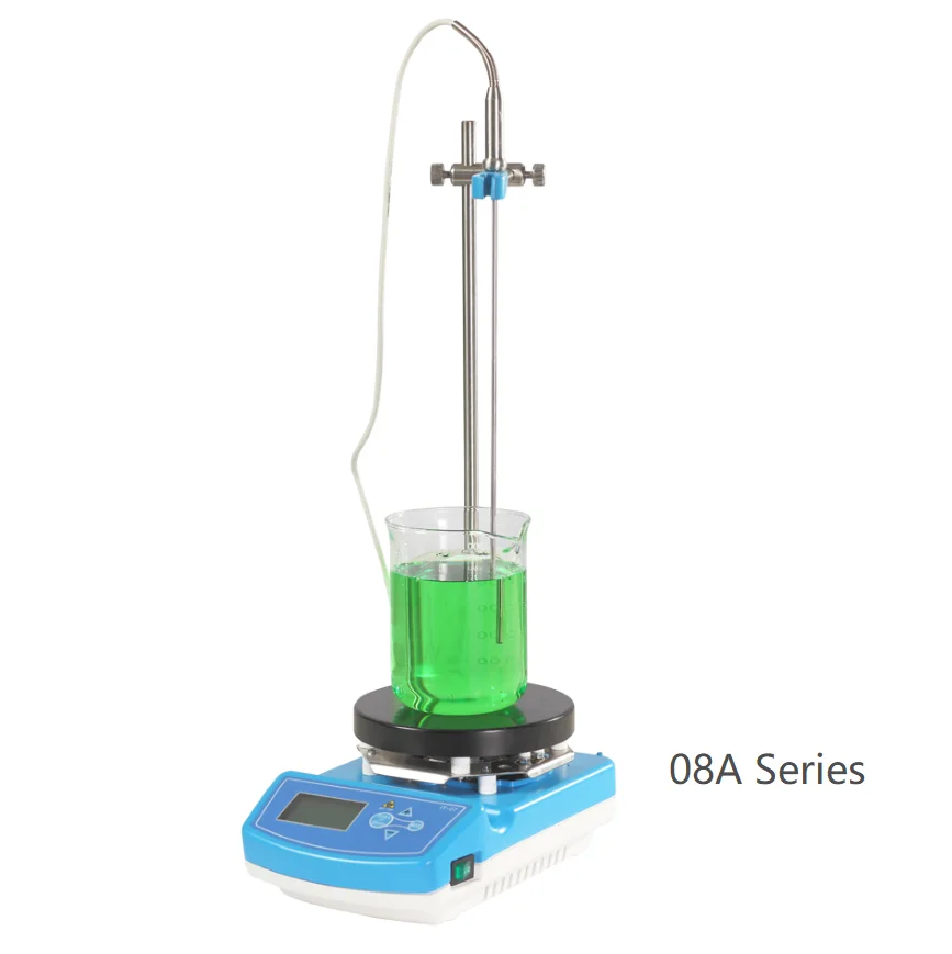 Stirring, mixing and auxiliary heating of liquids magnetic hot plate stirrer for laboratory