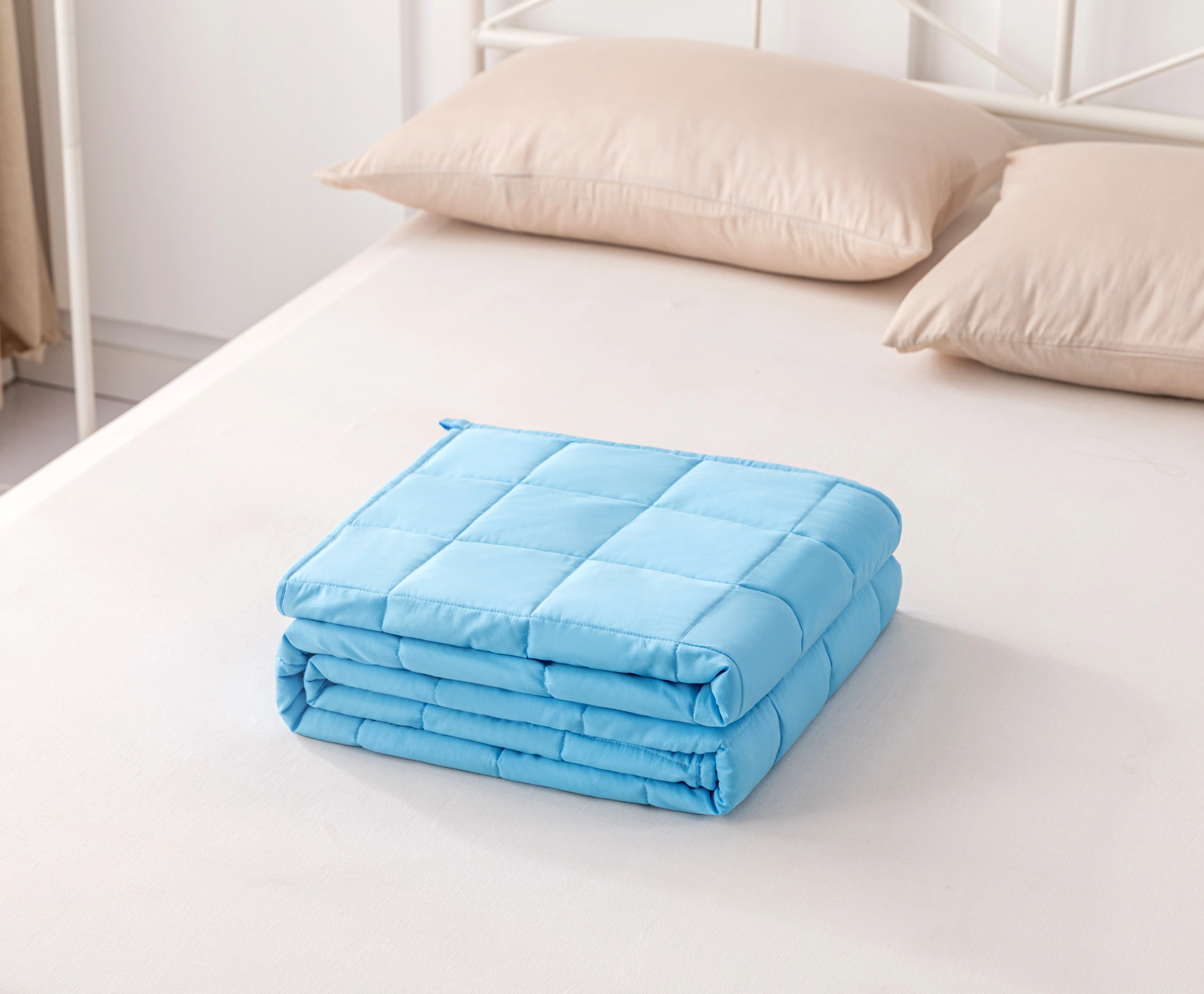 Comfortable Weighted Blanket Kids Beads Premium Cotton Soft Breathable Baby Heavy Blankets