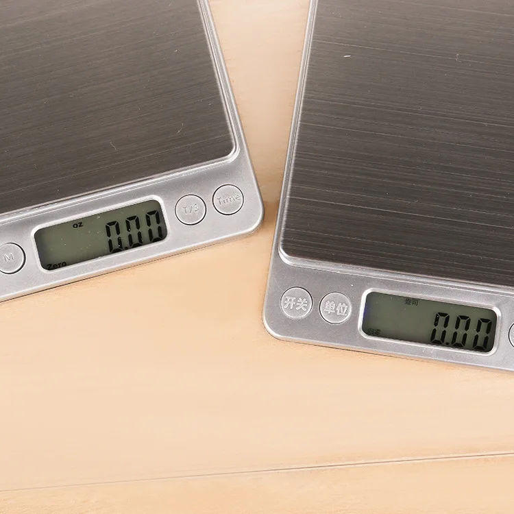 Kitchen Cooking Food Platform Weighing Scales LCD Display Digital Kitchen Baking Scale With Tray 0.01g Jewelry Electronic Scale