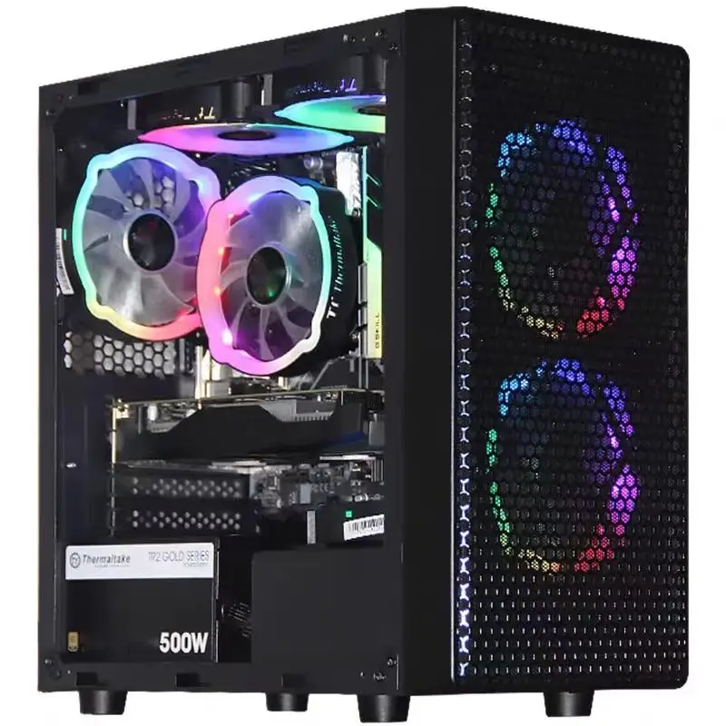 ITX Mini Gaming Computer Case Window Pc Box Transparent Desktop OEM Panel Pc Open Frame Mini Pc Aluminum Alloy Stock Synology