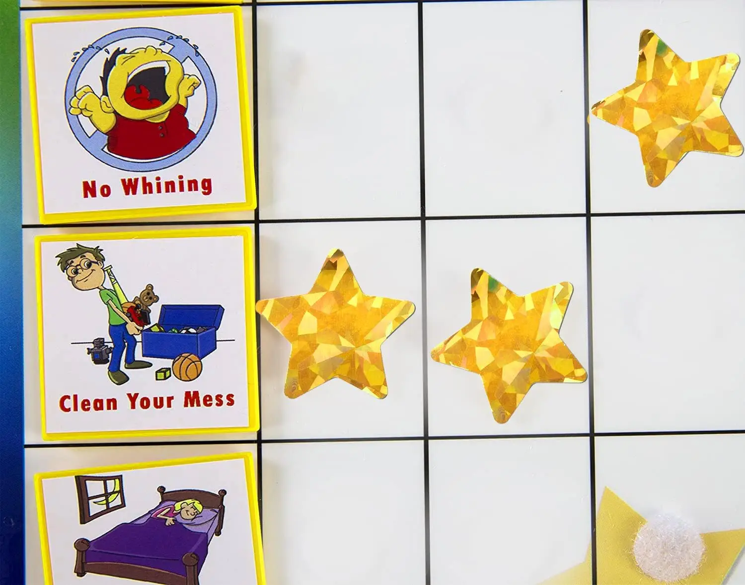 Gold Star Stickers for Kids Reward,Foil Star Metallic Stickers Roll for Behavior Chart, Student Planner and School