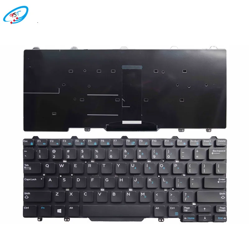 built-in keyboard  New Spanish A grade polymer Laptop keyboard for De ll Latitude 3340 E3340 E5450 E7450  SP layout version