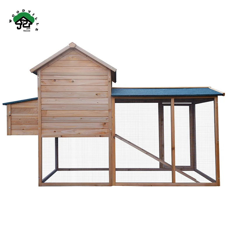 WoodVille High Quality Outdoor Animal Cages Wooden Large Chicken Coop