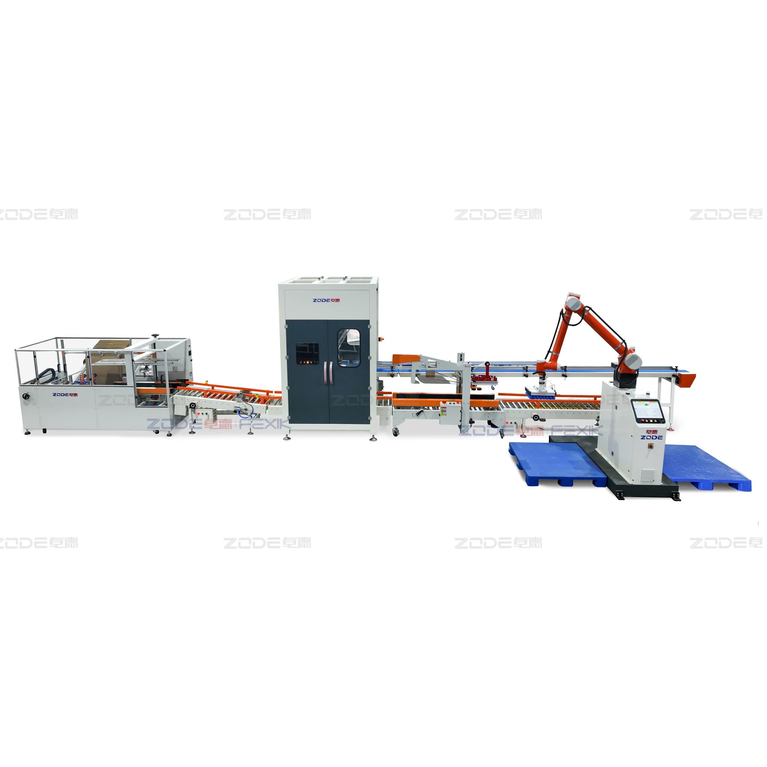 ZD-ZX20 Automatic Case Packing Machine Facial Tissue Paper 20 Beats Time Packing Machine