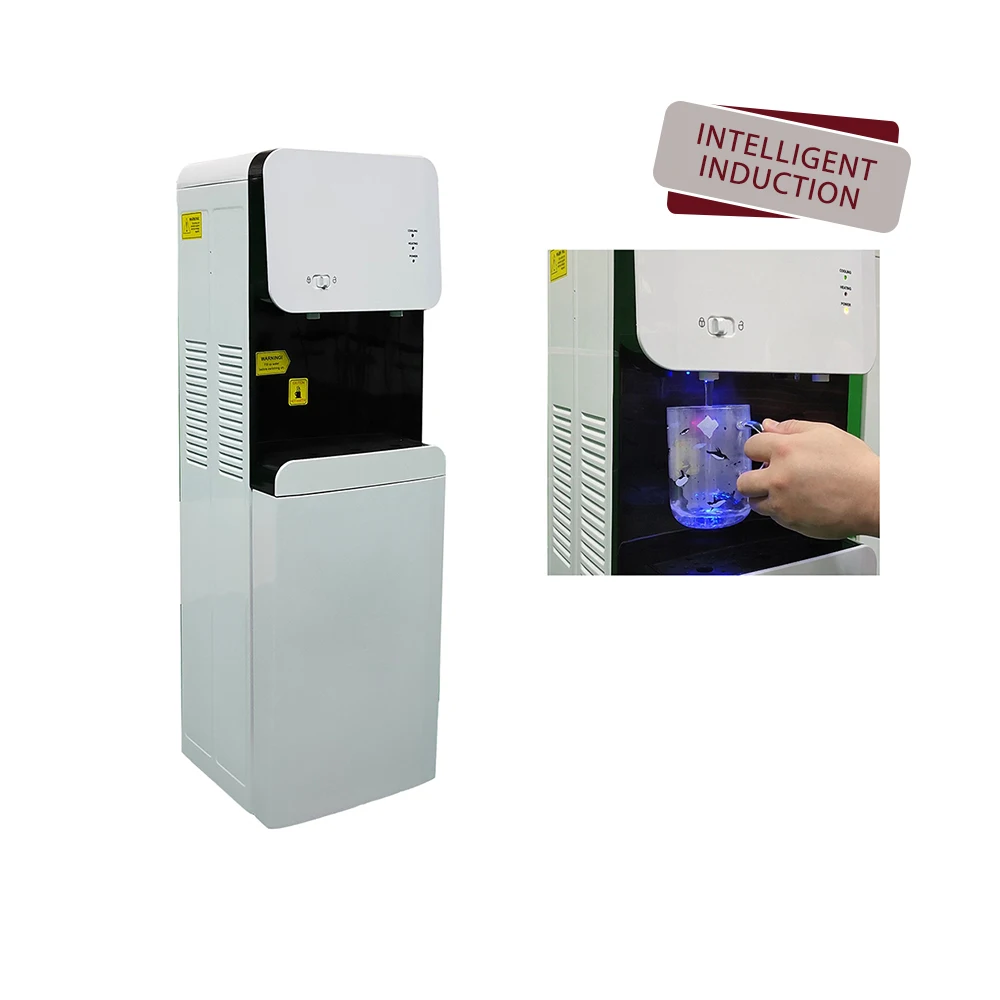 Korea style New design fashion Sensor touchless floor standing hot and cold  water cooler dispenser dispensador de agua