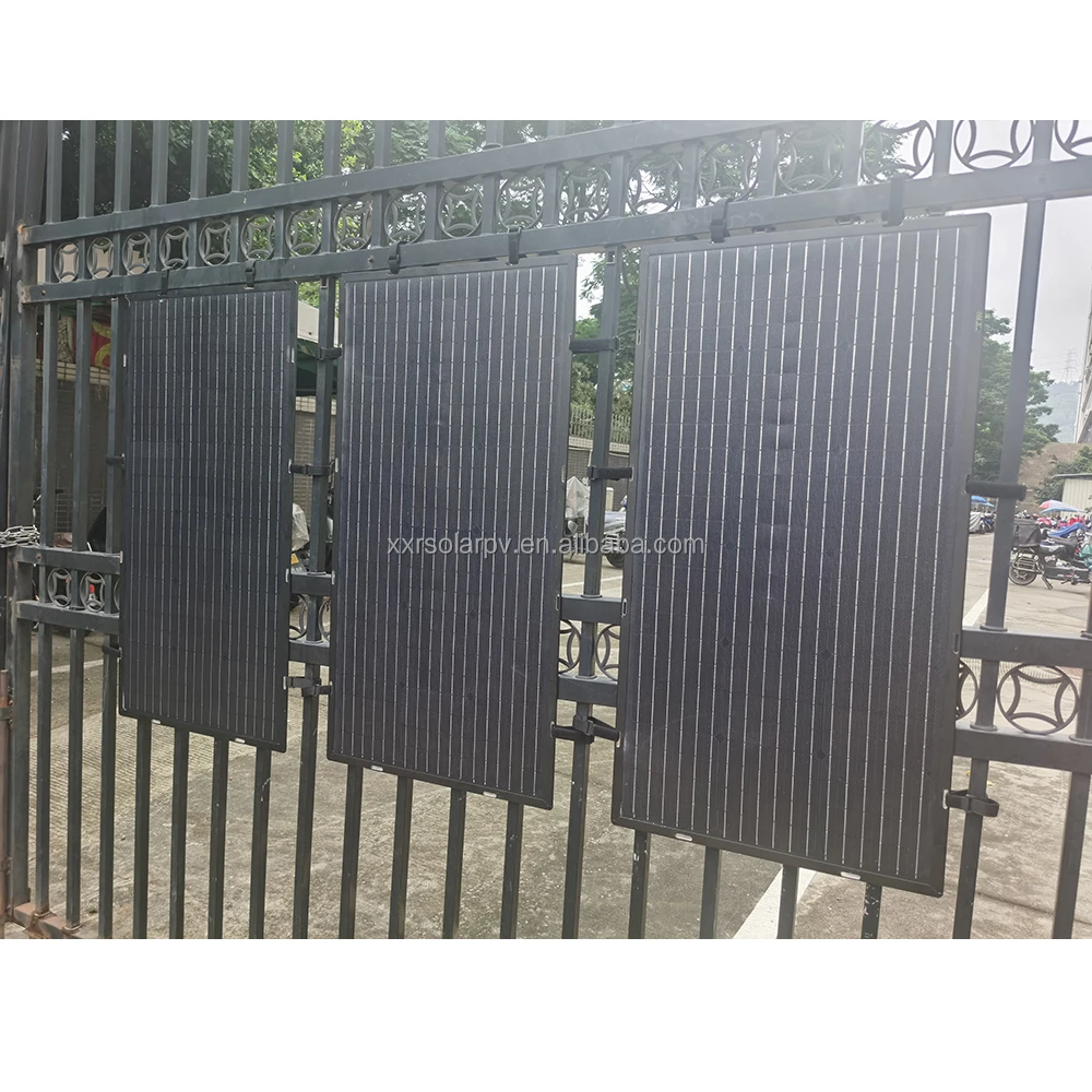 XXR Custom 210w full black lightweight solar panel for car & balcony easy installation