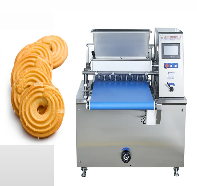 Baking machinery rotary cookies depositor muffin cookie cake making machine used in confectionery house