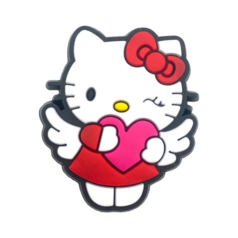 2024 cartoon Sanrioed Hello kittyed HK designs pvc shoe charms custom charms for Shoe decoration