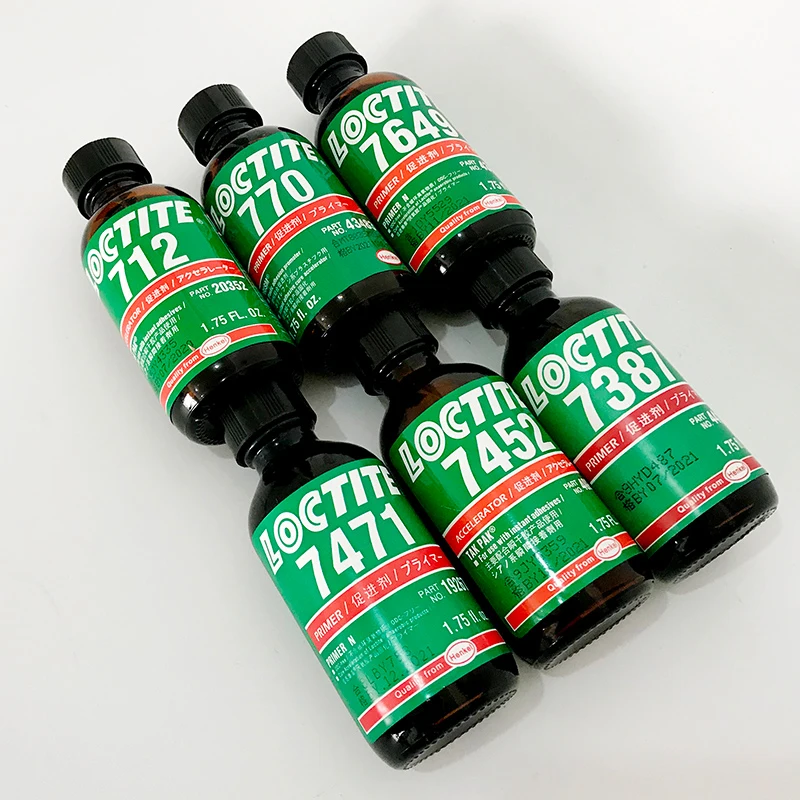 Accelerated Curing Agent Loctiter 770 712 7452 7649 7387 7452 SF7649 Accelerant Surface Treatment Agent Instant Drying Adhesive