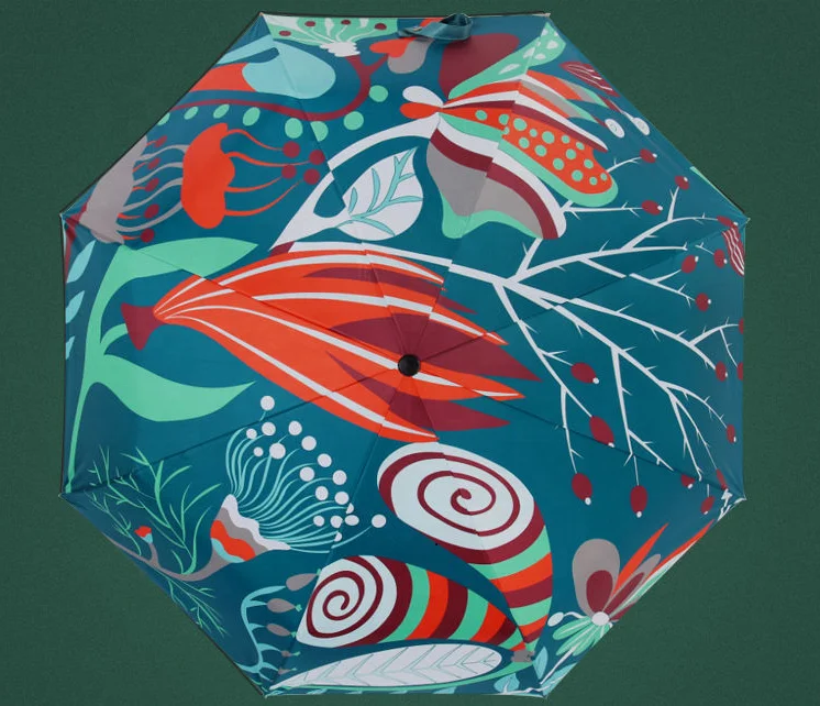 Digital Printing Windproof, Super Sunscreen, Rain Or Shine Umbrella With Logo Umbrella Wholesale