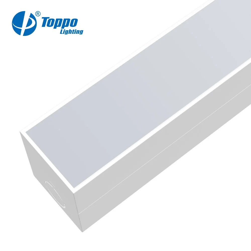Frosted Slim Aluminium Linkable LED Batten Light Pendant Lighting Available In Suspended And Wall Mounted UGR led