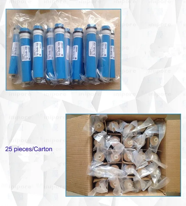 RO Membrane Home Use Tap Water Treatment RO Membrane 50 GPD 1812 Low Salinity Application