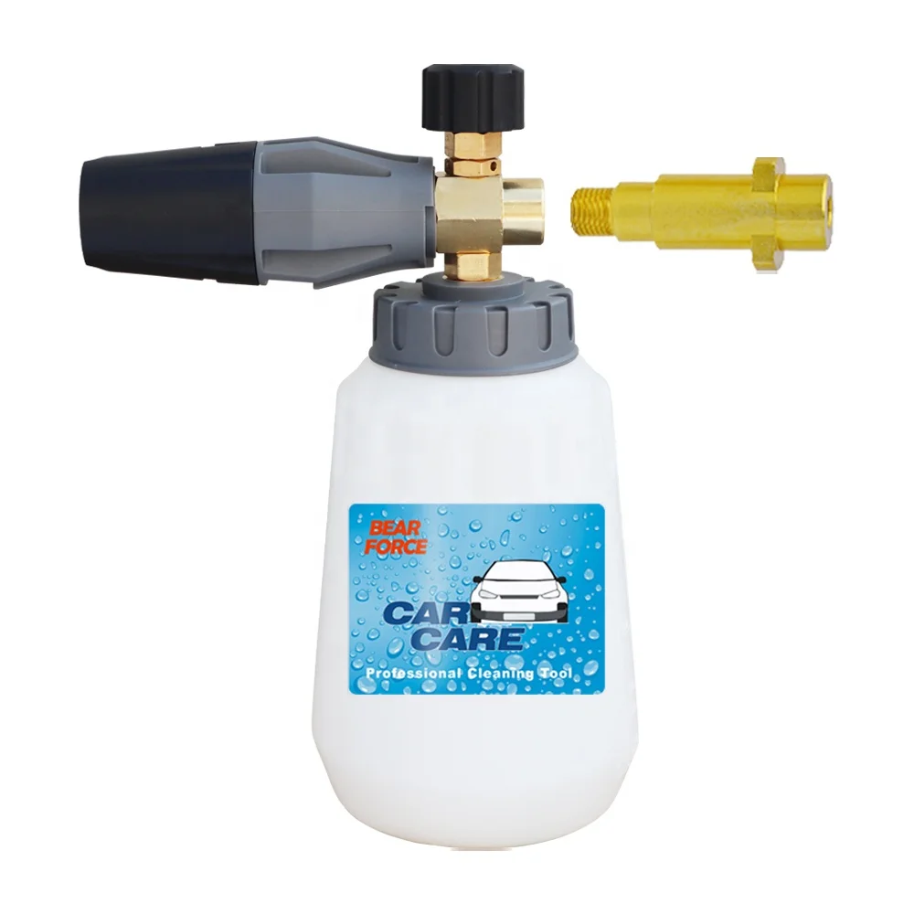 Pressure Washer Foam Cannon Snow Foam Lance Adjustable Foam Nozzle Soap Spray Gun Lance with Karchers Connector