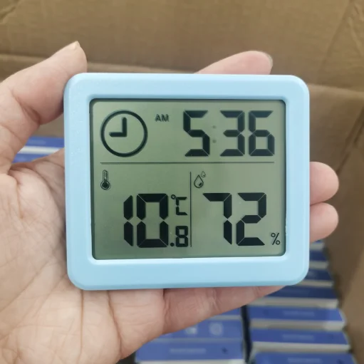 Diamond Digital Hygrometer Thermometer For Eyelash Extension Luxury Beauty Salon Accessories