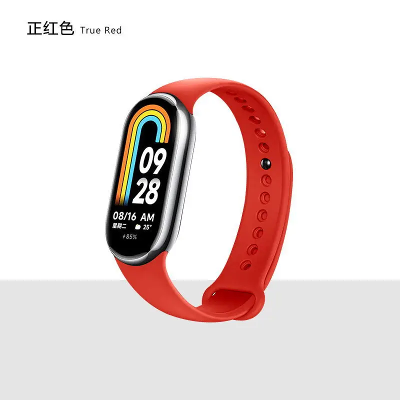 Newest Smart Strap for Xiaomi Mi Band 8 Sport Silicone Bracelet Colorful Watch Bands for Xiaomi 8 Band
