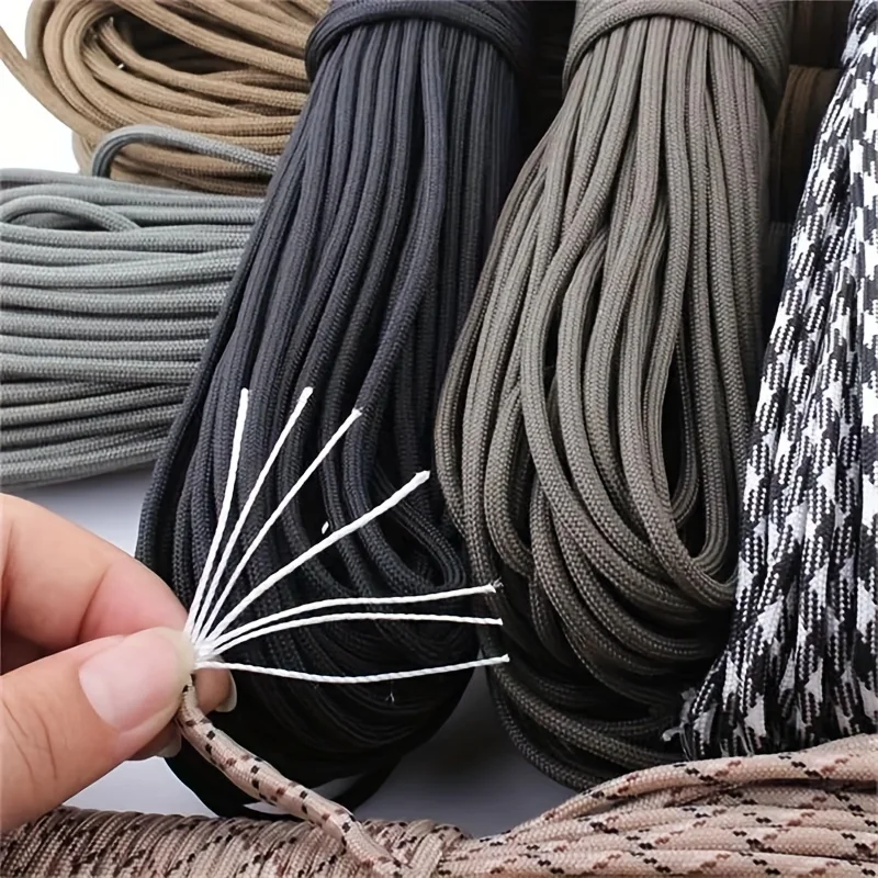 elastic drawstring string cords string rope wholesale nylon cord for macrame 5mm with core 6mm polyester macrame cord