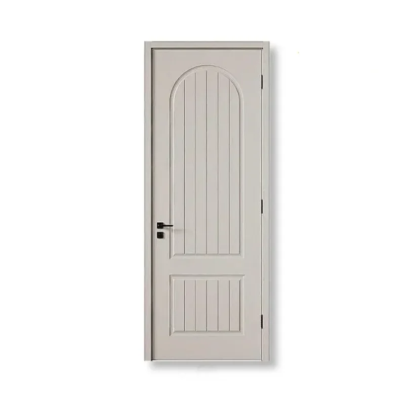Hot sale soundproof Interior Door modern design slab Wood Plastic Door Wooden Panel WPC Interior Door for house interior