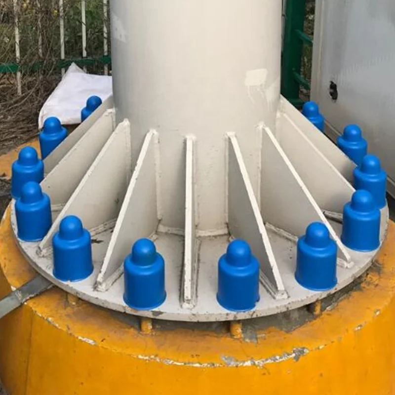 M24 x 69mm Nut Protection Caps With Extendable Head PVC PP PE Dome Bolt Nut Protection Caps Cover