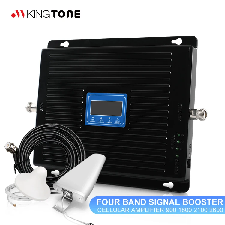  Многополосный мобильный ретранслятор сигнала GSM DCS WCDMA LTE Quad 900 1800 2100 2600 МГц сотовый телефон Сеть 2G 3G 4G