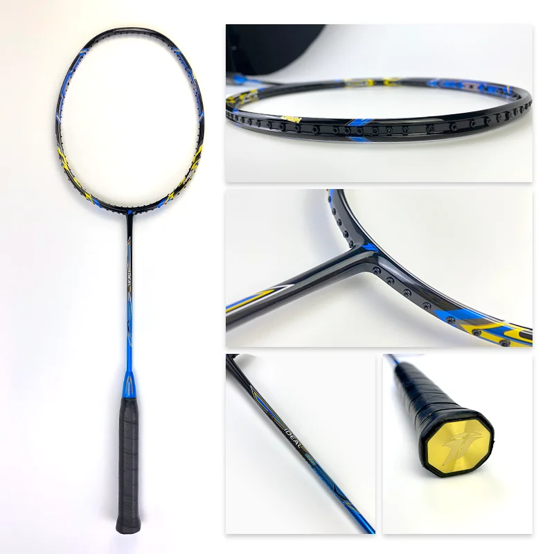 Профессиональная ракетка для бадминтона Loki 5U из углеродного волокна