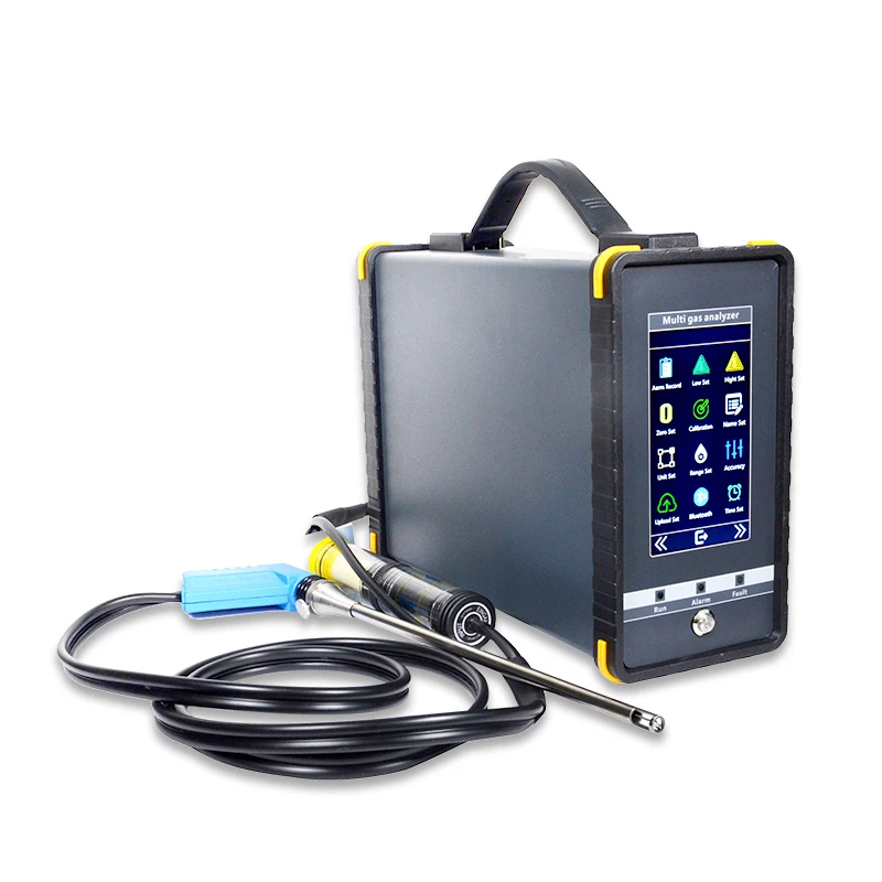 IP65 S360 Portable Industrial Gas Analyzer Detector Carbon Monoxide with Display and Built-In Pump Suction Type