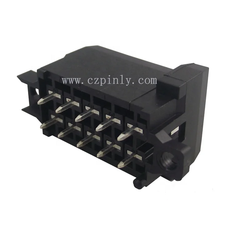 10 Position Vertical PCB Mount Header Wire-to-Board Timer Connector 963357-4