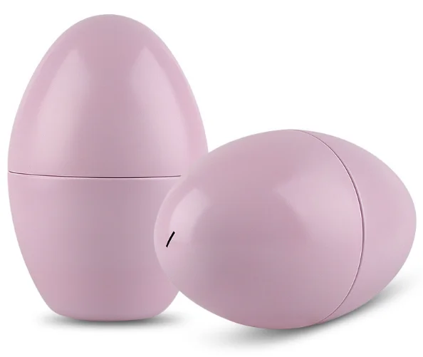 Christmas Pink Metal Large Egg Tart foil Tins Big Food Grade Tin Easter Egg Candy Packing Box Egg Toy Shaped Chocolate Tin Can