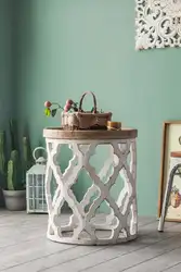 Custom Mid Century Nordic Country Antique Style Furniture Living Room Antique Furniture Minimalist Round Nordic Coffee Table