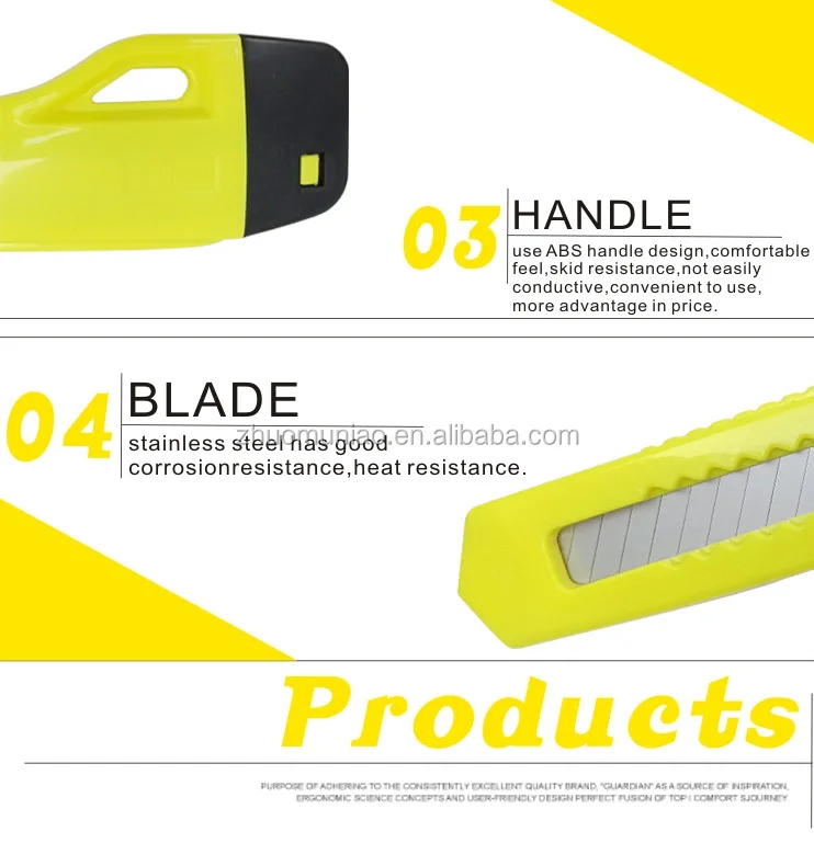 Cutter knives with 18MM snap-off blades