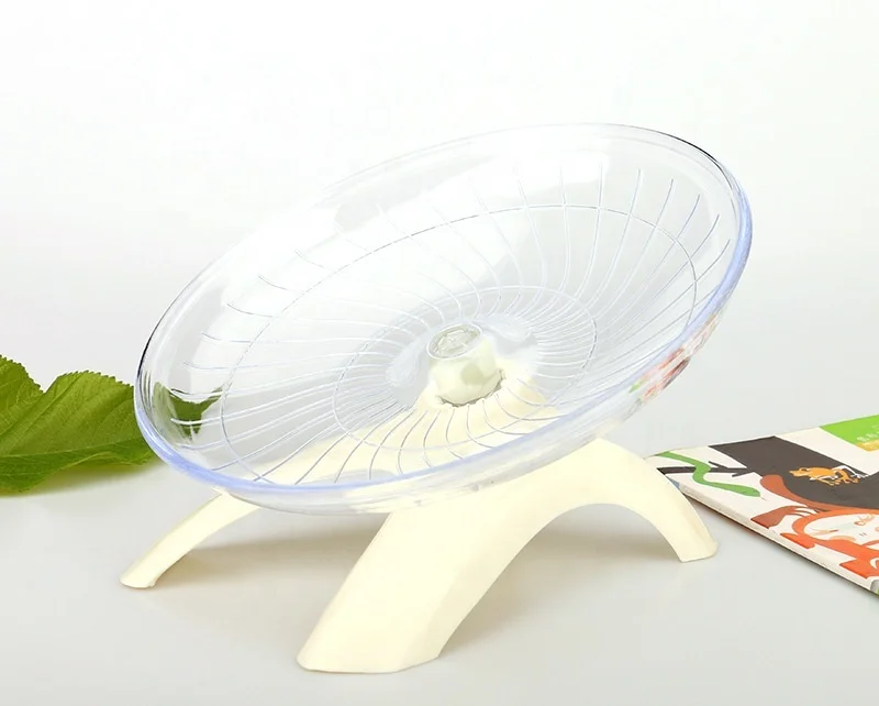 Hamster Wheel Hamster Flying Saucer Silent Running Exercise Wheel for Hamsters for Dwarf Gerbil Mice Small Animals
