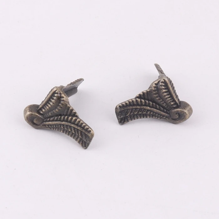small metal feet corner protector for wooden jewelry box