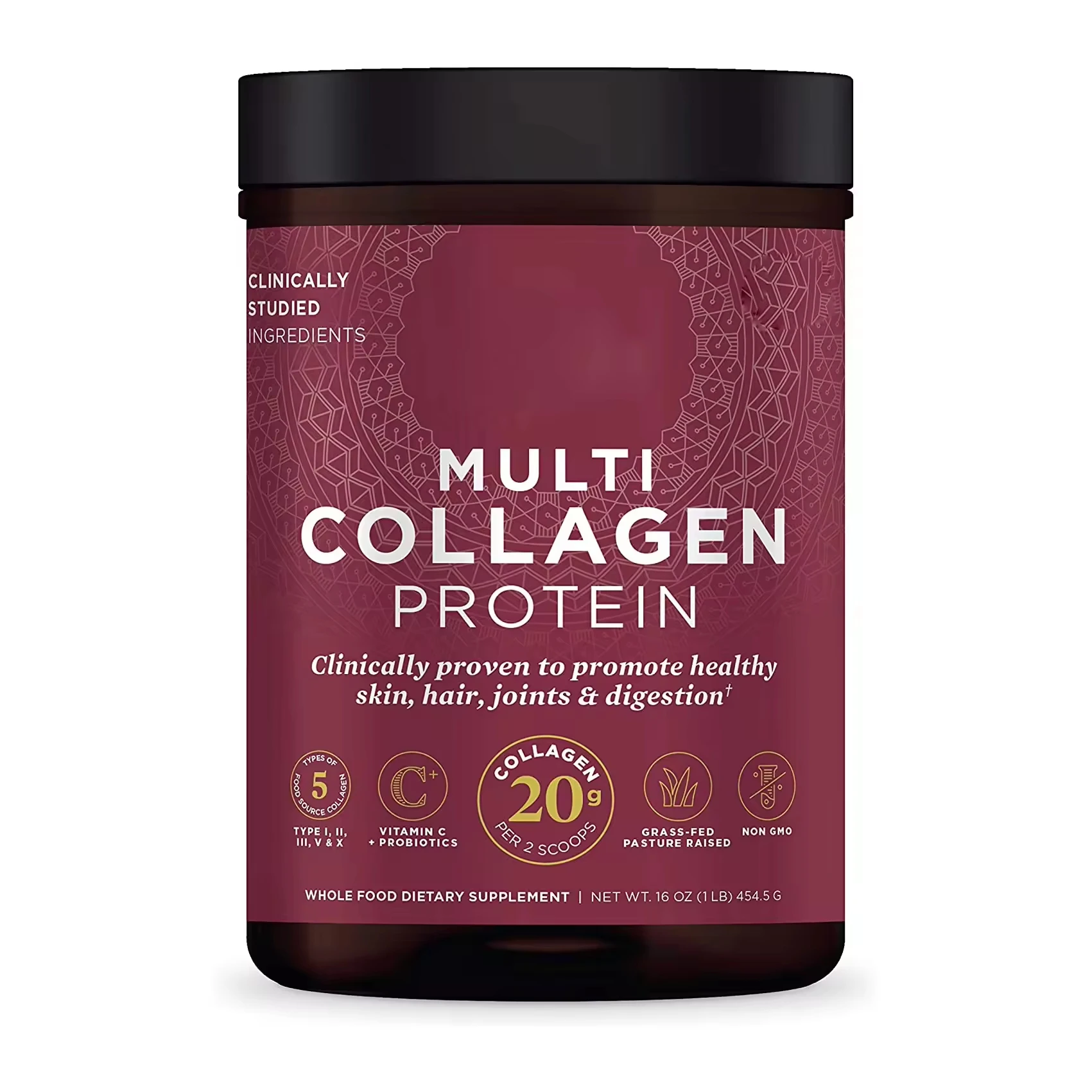 Private Label Collagen Powder Protein with Probiotics Hydrolyzed Collagen Peptides Supports Skin and Nails