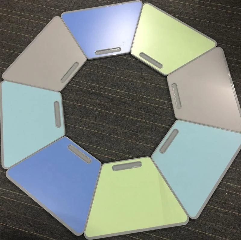 metal stackable modern plastic desk chairs training room children student office school chairs with writing pad tablet