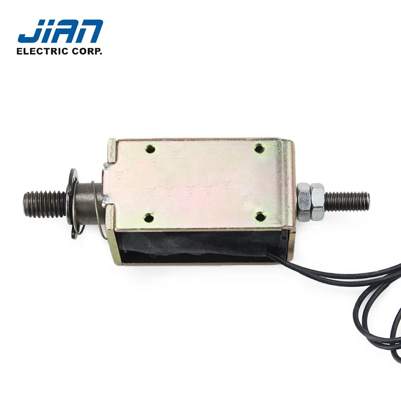 DC 6V 12V 24V Open Frame Solenoid Stroke 4mm Linear Pull Push Micro Solenoid