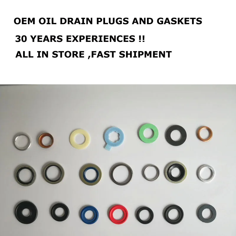 OE#HC3Z-9J305-A Filter housing  DRAIN PLUG SEALING WASHERS COPPER CRUSH SEALING RINGS OEM OIL DRAIN SUMP PLUG