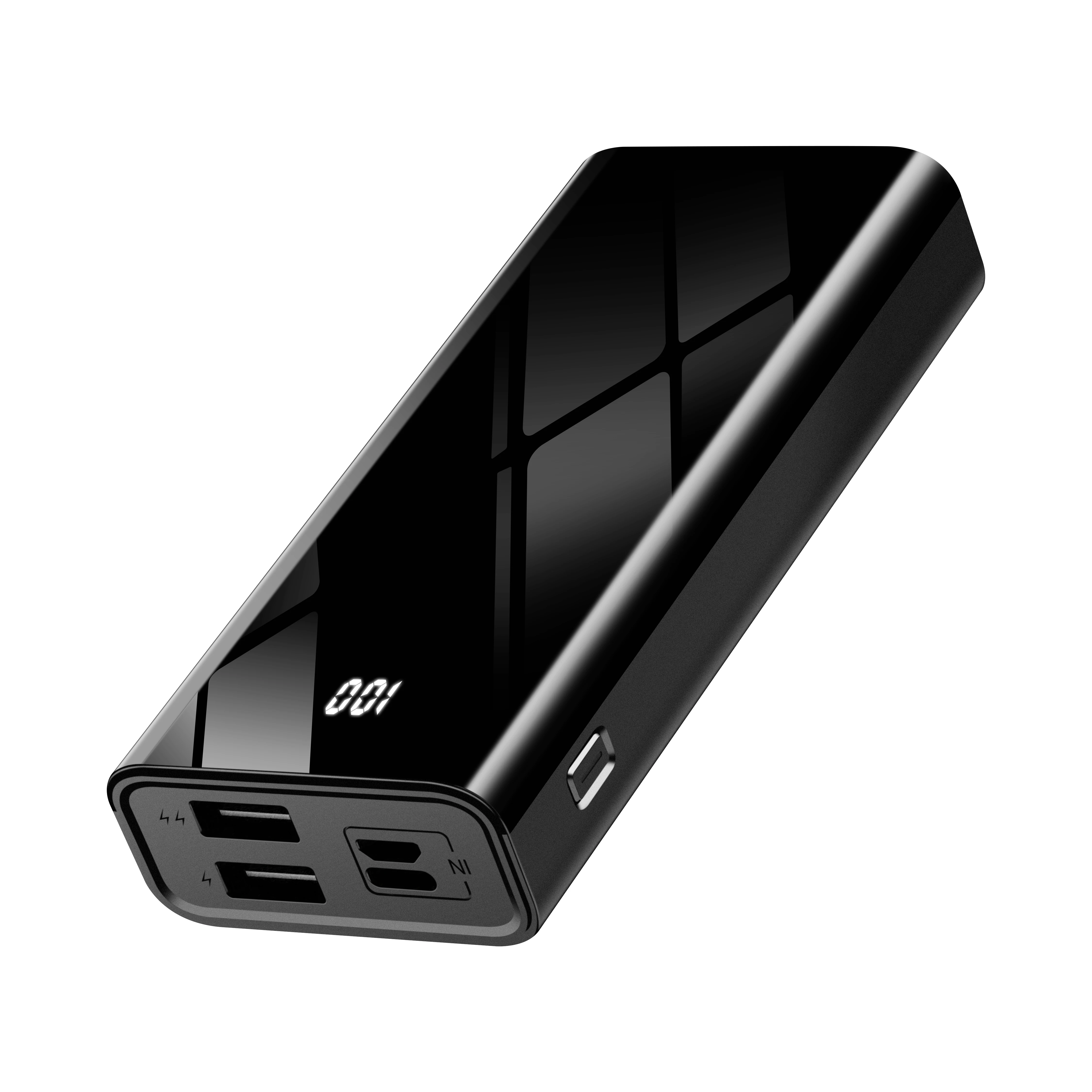 Portable Ultra Slim External Mobile Phone 10000MAH   Power Banks With cable FOB Reference Price Power Banks