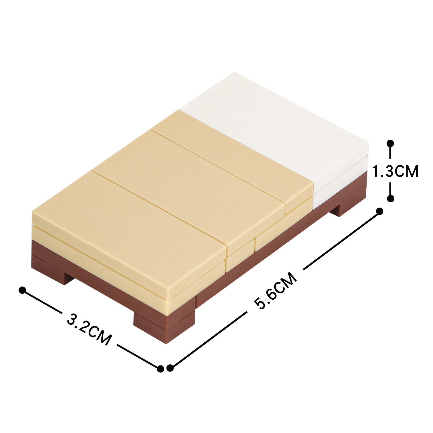 Серия игр MOC1021 Bircks My World Bed многоцветные украшения сцена аксессуары модель экшн-конструктор игрушки для детей