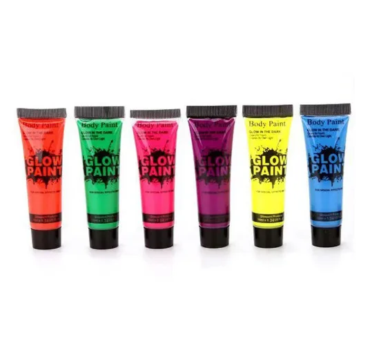 Uv Body Face Paint Glow In The Dark UV Neon Blacklight Body  And Face Paint