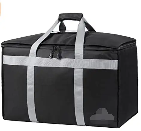 Insulated food delivery bag High-quality insulated grocery bag, used for hot/cold food delivery, professional catering transport