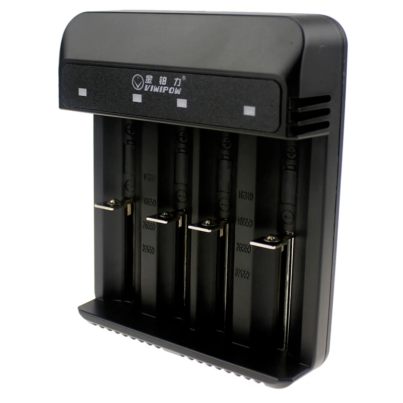 Smart LCD 4-Slots Analyzer Tester Li-ion NiMH Battery Charger AAA 10440 14500 16340 18650 Battery Charger