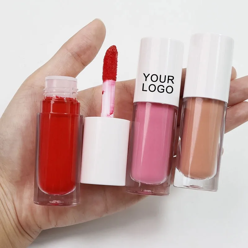 Private Label Blush жидкие румяна упаковка пигментная палочка розовая частная этикетка натуральные Редкие Косметические