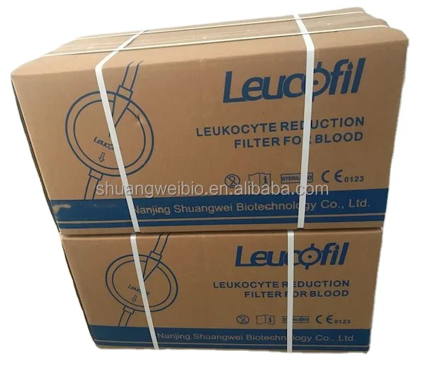 leucofil Brand High Quality Blood Center Use Leukocyte Reduction  Filter for Blood FTS-RC202