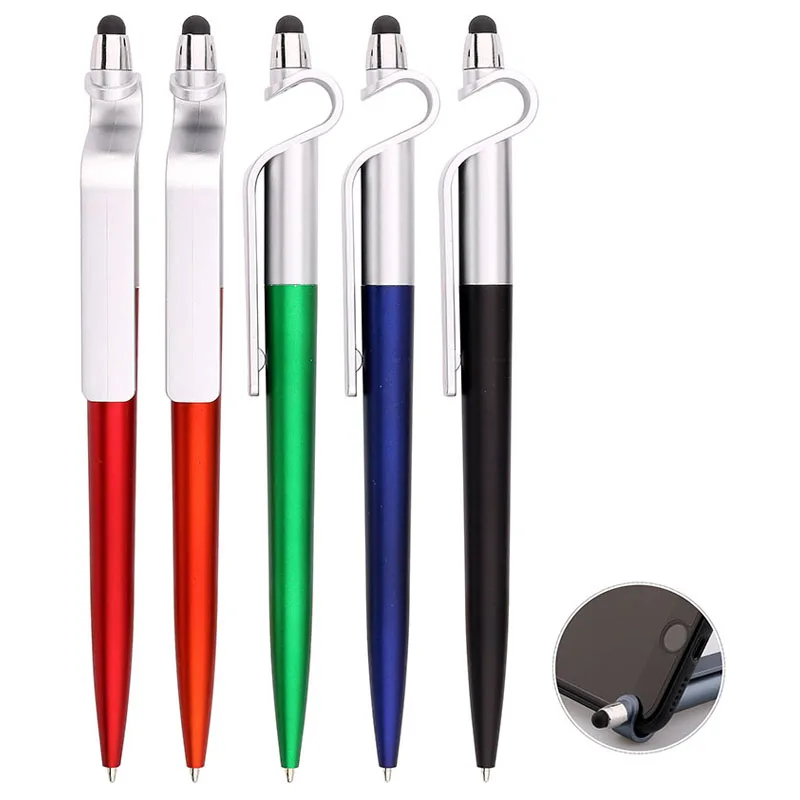 
3 in 1 S heart shape phone holder pen with stylus touch function 