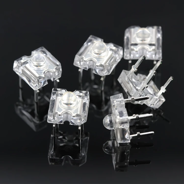 3mm high head piranha red yellow bright LED