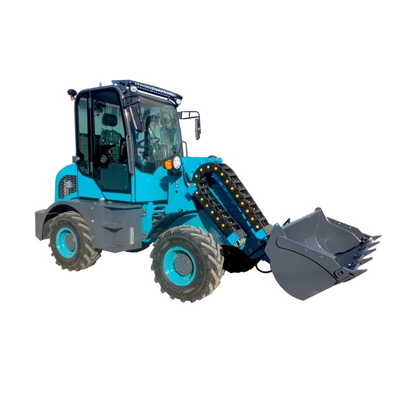 Mountain Raise Mini Front end Loader 1ton compact Telescopic Wheel Loader Small telescoping articulated loaders Telehandler