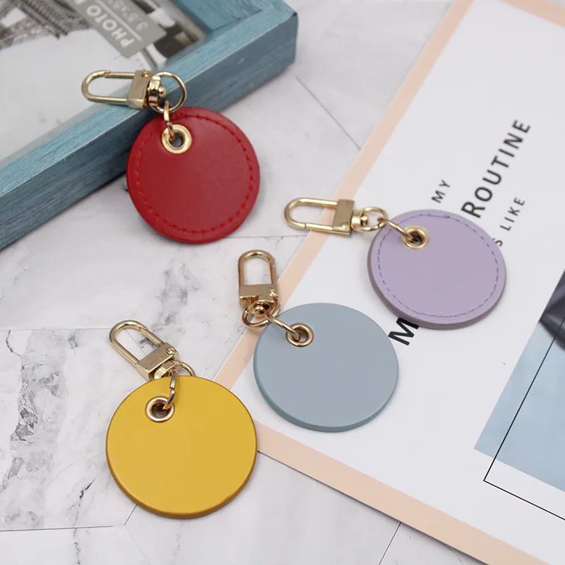 Wholesales colorful pu leather blank dog tag custom pet tag