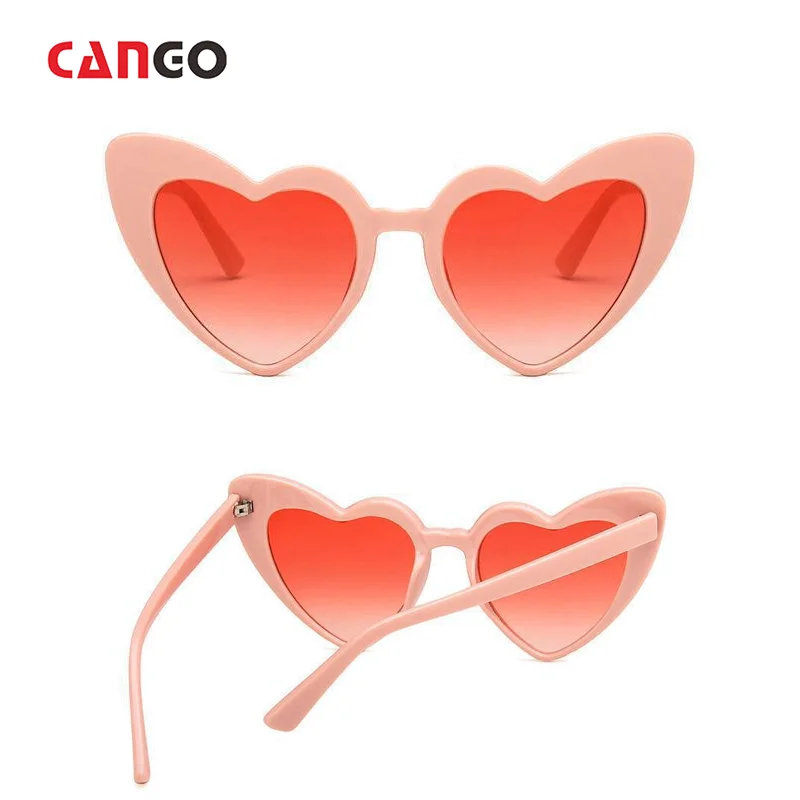 New love heart ladies heart shaped sunglasses peach heart large frame sunglasses pink oval shades womens y2k custom sunglasses