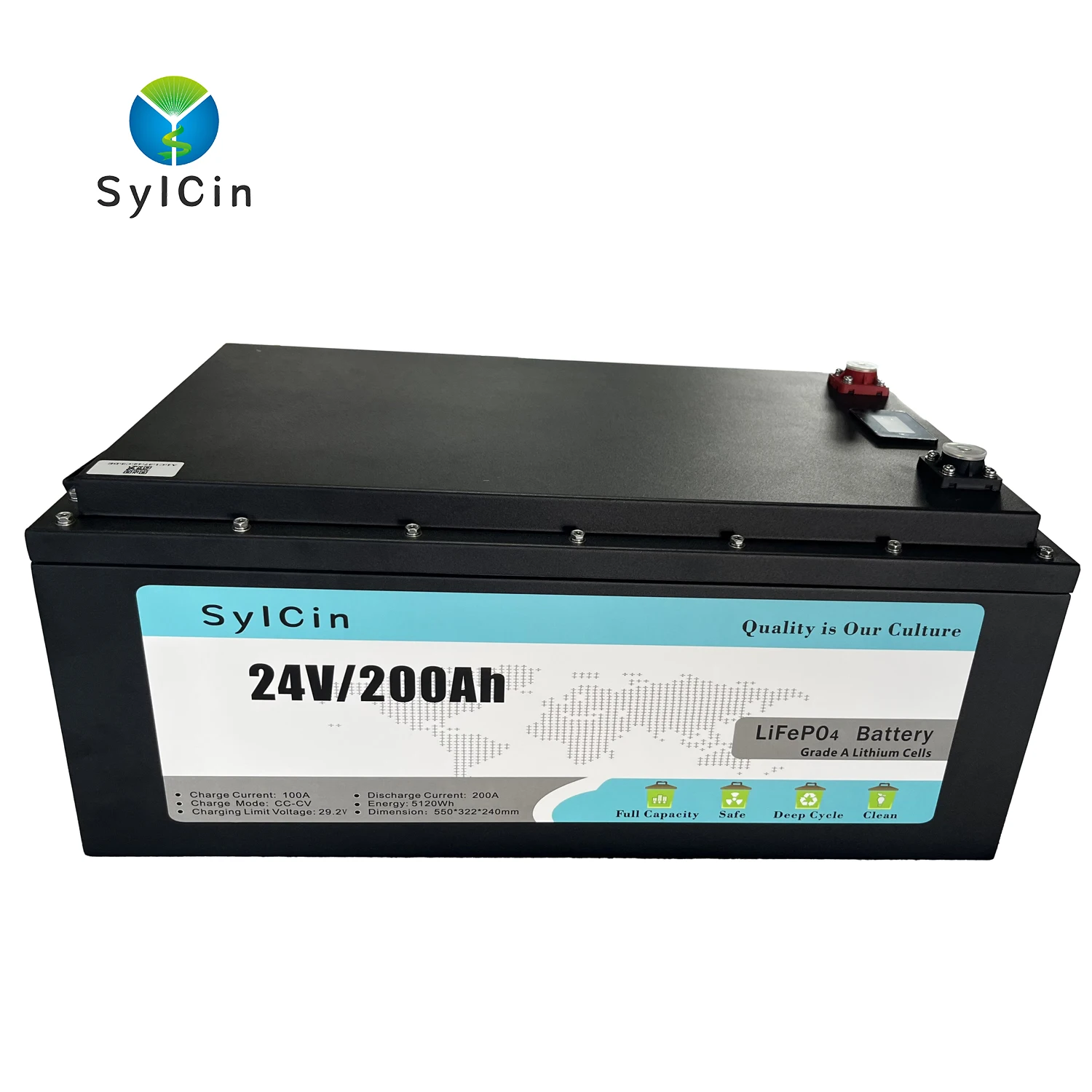 OEM ODM тележка для гольфа лодка lifepo4 литий-ионные аккумуляторы 24 В 200ah pack для солнечного глубокого цикла