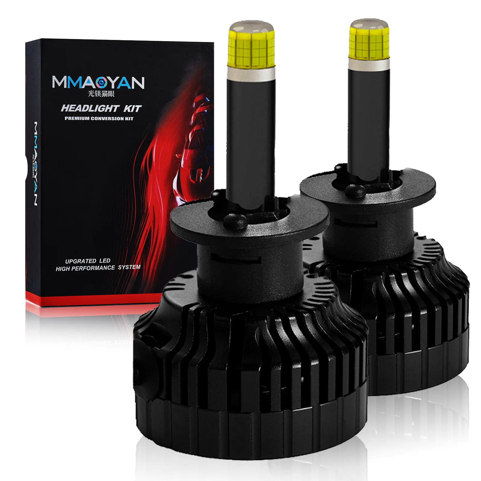 12v 24v High Low Beam 20000lm Fan Cooling Free Error Canbus Brightest Car M9 H4 9007 9006 HB3 LED Headlight Bulbs Motorcycle